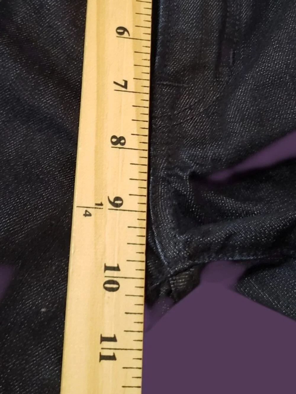 Vince Vm.212  Mens Slim-Fit Wash Denim Jeans Cotton Dark indigo Size 32